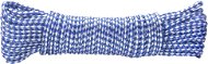 CONNEX PE pletené lano 8-pramenné, 4 mm × 20 m, biela/modrá - Lano