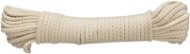 CONNEX PES/bavlnené pletené lano 16-pramenné, 4 mm × 20 m, prírodná farba - Lano