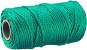 CONNEX PP pletená šňůra 8pramenná, 1,7 mm × 100 m, tmavě zelená - Šňůra