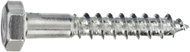 CONNEX Hexagon head wood screw galvanized 10x180 mm, 25 pieces - Self-Tapping Screws