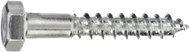 CONNEX Hexagon head wood screw galvanized 6x30 mm, 200 pieces - Self-Tapping Screws
