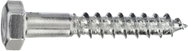 CONNEX Hexagon head wood screw galvanized 10.0x40 mm, 50 pieces - Self-Tapping Screws