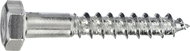 CONNEX Hexagon head wood screw galvanized 12.0x160 mm, 25 pieces - Self-Tapping Screws