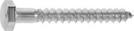 CONNEX Hexagon head wood screw galvanized 6.0x50 mm, 50 pieces - Self-Tapping Screws