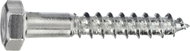 CONNEX Hexagon head wood screw galvanized 8.0x200 mm, 25 pieces - Self-Tapping Screws