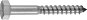 CONNEX Hexagon head wood screw stainless steel A2 10.0x80 mm, 25 pieces - Screws
