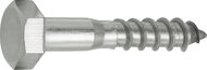CONNEX Hexagon head wood screw stainless steel A2 6.0x30 mm, 25 pieces - Self-Tapping Screws