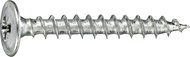 CONNEX Furniture screw flat galvanized 4,0x30 mm, PZ, 300 pieces - Self-Tapping Screws