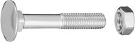 CONNEX Bránová skrutka pozinkovaná M 8 × 50 mm s maticou, 40 kusov - Skrutky