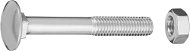 CONNEX Bránová skrutka pozinkovaná M 8 × 60 mm s maticou, 30 kusov - Skrutky