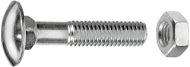 CONNEX Galvanized door screw M8x100 mm with nut, 25 pieces - Screws