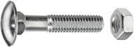 CONNEX Galvanized door screw M10x80 mm with nut, 15 pieces - Screws