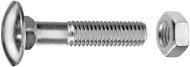 CONNEX Galvanized door screw M10x140 mm with nut, 25 pieces - Screws