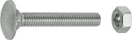 CONNEX Bránová skrutka nerezová A2 M 6 × 40 mm s maticou, 50 kusov - Skrutky