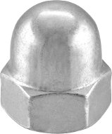 CONNEX Hat nut galvanized M6, 100 pieces - Screw nuts