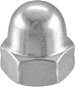 CONNEX Hat nut galvanized M8, 75 pieces - Screw nuts