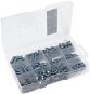 CONNEX Set of bolts and nuts M3-M6, galvanized, 366 pcs - Screw nuts