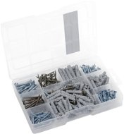 CONNEX Set of screws and dowels, various types and sizes, 259 pcs - Screws