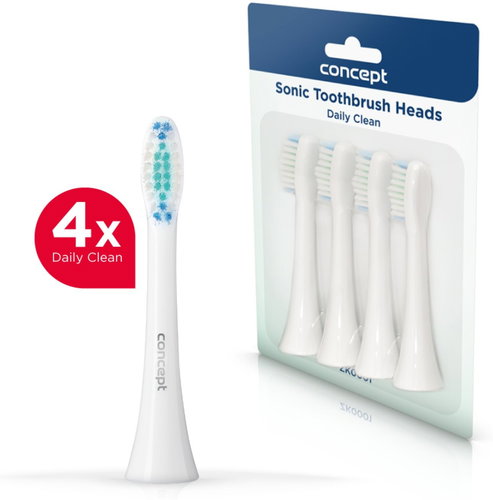 CONCEPT ZK0001 Daily Clean, 4 pcs - Toothbrush Replacement Head - Main image