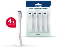 CONCEPT ZK0050 Ersatzköpfe für die Zahnbürsten PERFECT SMILE ZK500x, Daily Clean - 4 Stück - weiß - Bürstenköpfe für Zahnbürsten