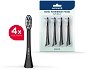 CONCEPT ZK0053 Replacement heads for toothbrushes PERFECT SMILE ZK500x, Soft Clean, 4 pcs, black - Toothbrush Replacement Head