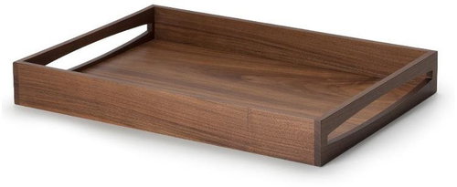 Continenta tray, walnut, 49x35x6,3cm - Tray - Main image