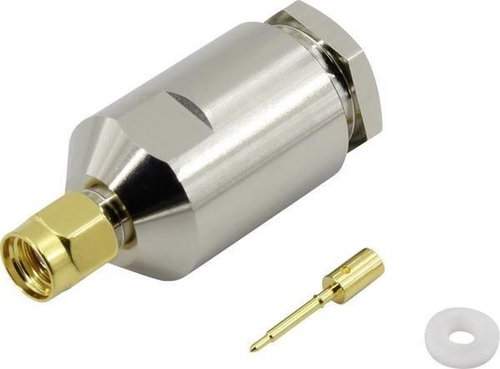 Conrad Components 93038c6 93038c6 SMA-Anschlussstecker, gerade 50 ? - Kabelverbinder - Hauptbild