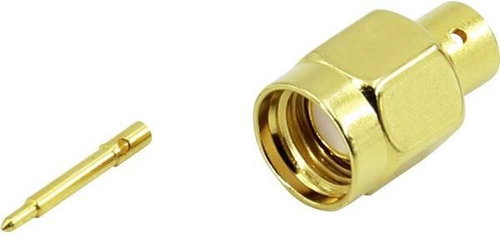Conrad Components SMA Connector Plug, Straight 50 - Cable Connector - Main image