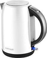 CONCEPT RK3281 Stainless-Steel Rapid Boil Kettle 1.7l, WHITE - Electric Kettle