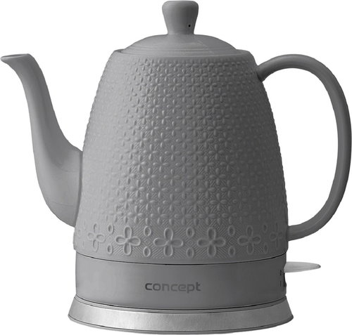 CONCEPT RK0071 Ceramic 1.5l, Grey - Electric Kettle - Main image