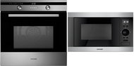CONCEPT ETV7360ss SINFONIA + CONCEPT MTV3125 - Built-in Oven & Microwave Set
