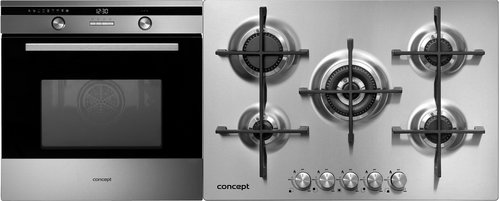 CONCEPT ETV7460ss SINFONIA + CONCEPT PDV4875ss - Oven & Cooktop Set - Main image