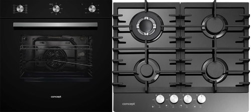 CONCEPT ETV7060 + CONCEPT PDV7260bc - Oven & Cooktop Set - Main image