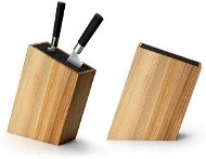 Continenta knife block with flexi insert, oak, 28,5x8x19cm - Knife Block