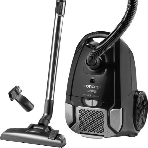 CONCEPT VP8091 700 W Trooper schwarz - Beutelstaubsauger - Hauptbild