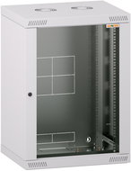 Conteg RQN-15-60/45 - 19" wall-mounted 15U, 572 × 450 mm, grey - Data Cabinet