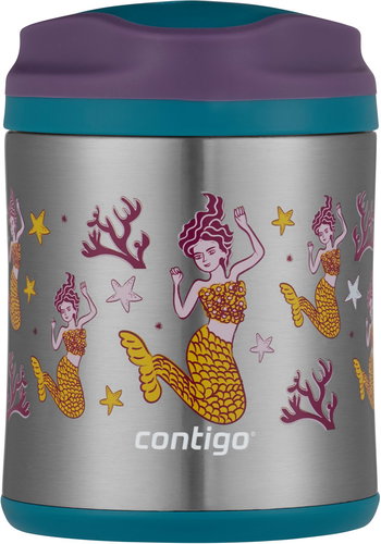 Contigo Kids Food Jar Threaded Thermos 300 ml Mermaid - Children's Thermos - Main image
