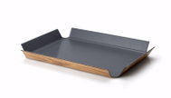 Continenta Non-slip serving tray 54,5 cm, grey - Tray