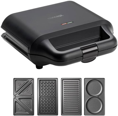CONCEPT SV3055 4in1 700 W Hauptbild CONCEPT SV3055 4in1 700 W - Sandwichmaker - Hauptbild