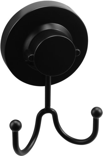 CORNAT 3in1 Double towel hook, black - Towel Rack - Main image