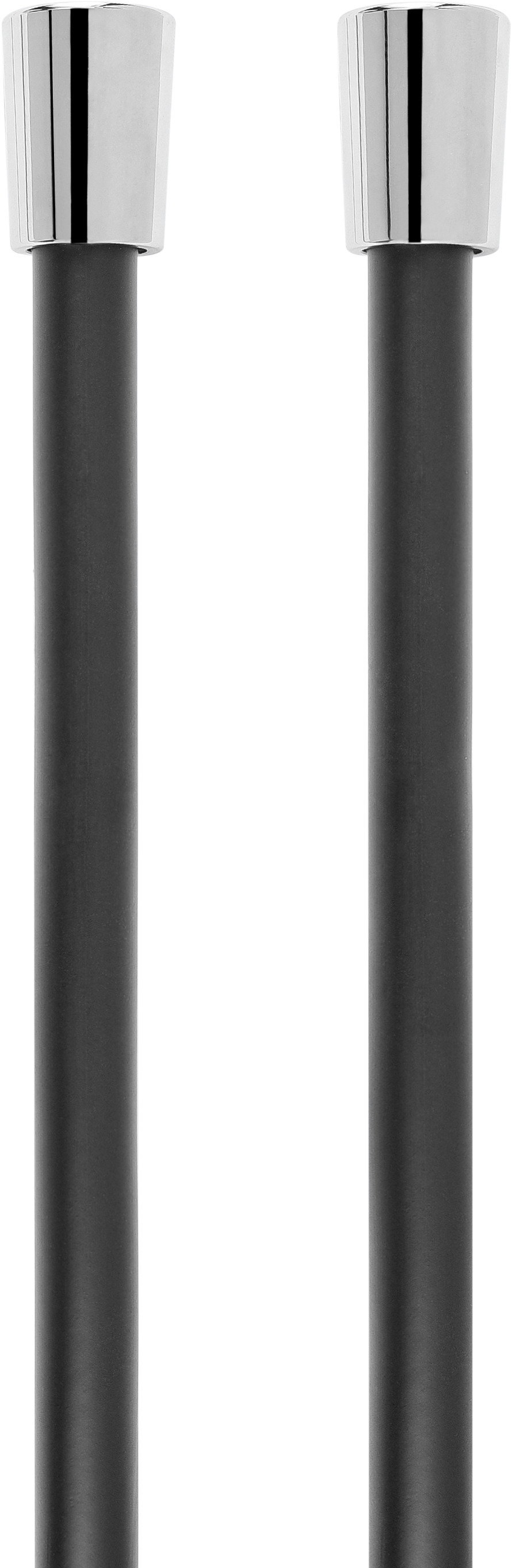 CORNAT műanyag, 1,75m, fekete, krómozott