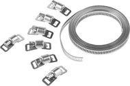 WERKZEYT Univerzálna hadicová svorka, 8 mm × 3 m, 8 svoriek - Hadicové spony