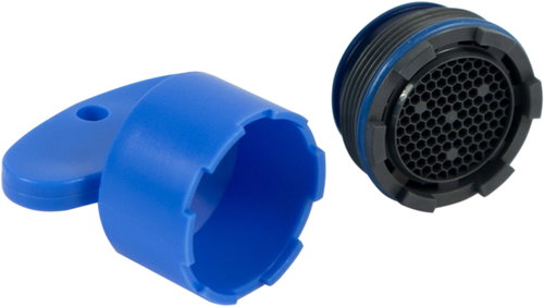 CORNAT Perlator with key, M24 × 1", external, black, 1 pc - Tap Aerator - Main image