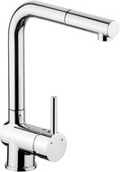 CORNAT Livenne basin mixer, standing with shower, chrome - Tap
