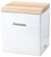 Continenta Dóza bílá, keramika, 18 × 15,5 × 20,5 cm - Storage Jar