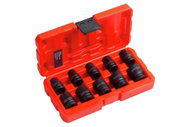 CONNEX Sada ořechů pro rázový utahovák, 1/2", 10 dílů - Standard Socket Set
