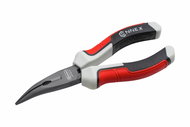 CONNEX Radio and telephone pliers 160 mm, curved, 3K handles - Half-Round Pliers