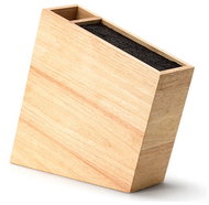 Continenta Knife block with flexi insert and compartment, rubber - Knife Block