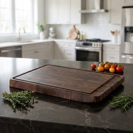 Continenta Cutting board with drain II, walnut Endgrain - Cutting Board