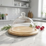 Continenta Cutting board with lid 20 cm round - Cutting Board